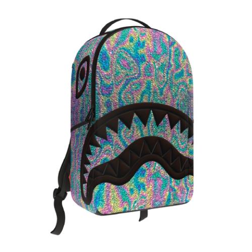 Sprayground OIL SPILL SHARK BACKPACK - HOLO