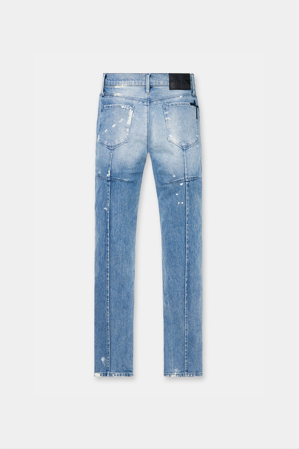 RTA Clayton Blue Skinny Jean - DISTRESSED WHITE PAINT