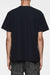 Purple Brand Textured Jersey Wordmark Tee- BLACK