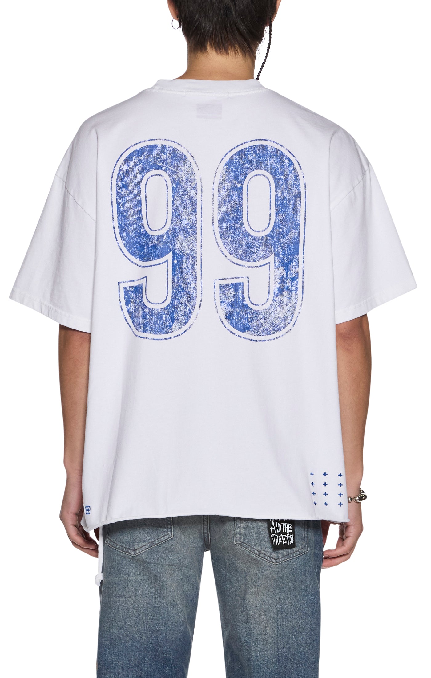 Ksubi Klasse Ekcess Ss Tee - WHITE/BLUE