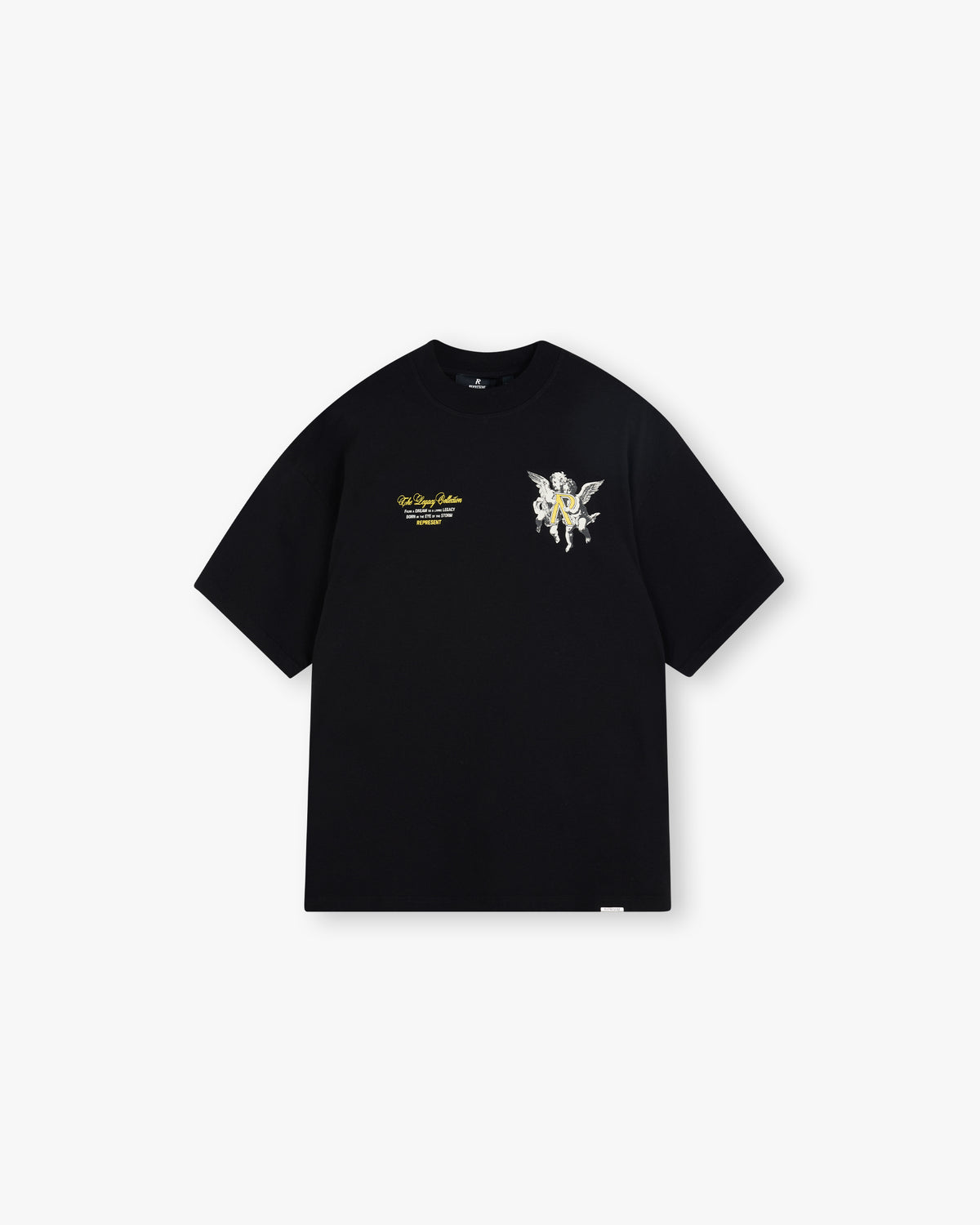 Represent Legacy Cherubs Tee - JET BLACK