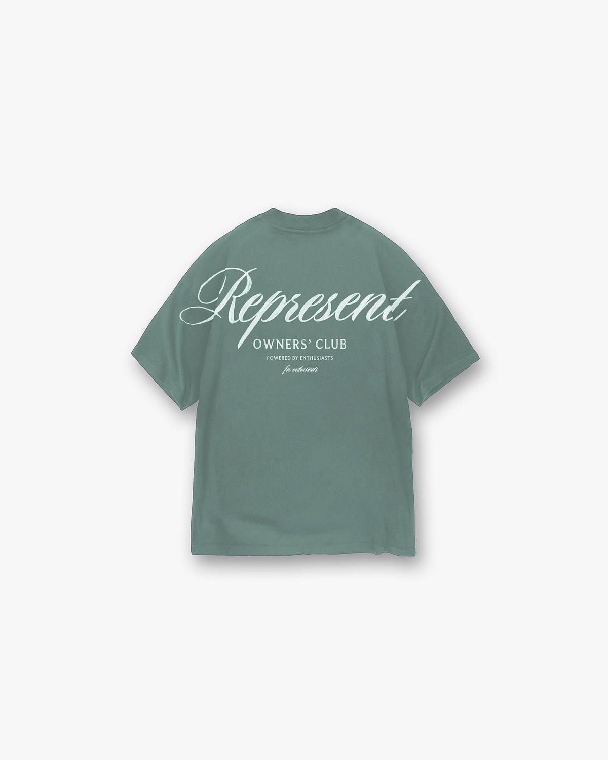 Represent Owners Club Script T-shirt - VINTAGE GREEN