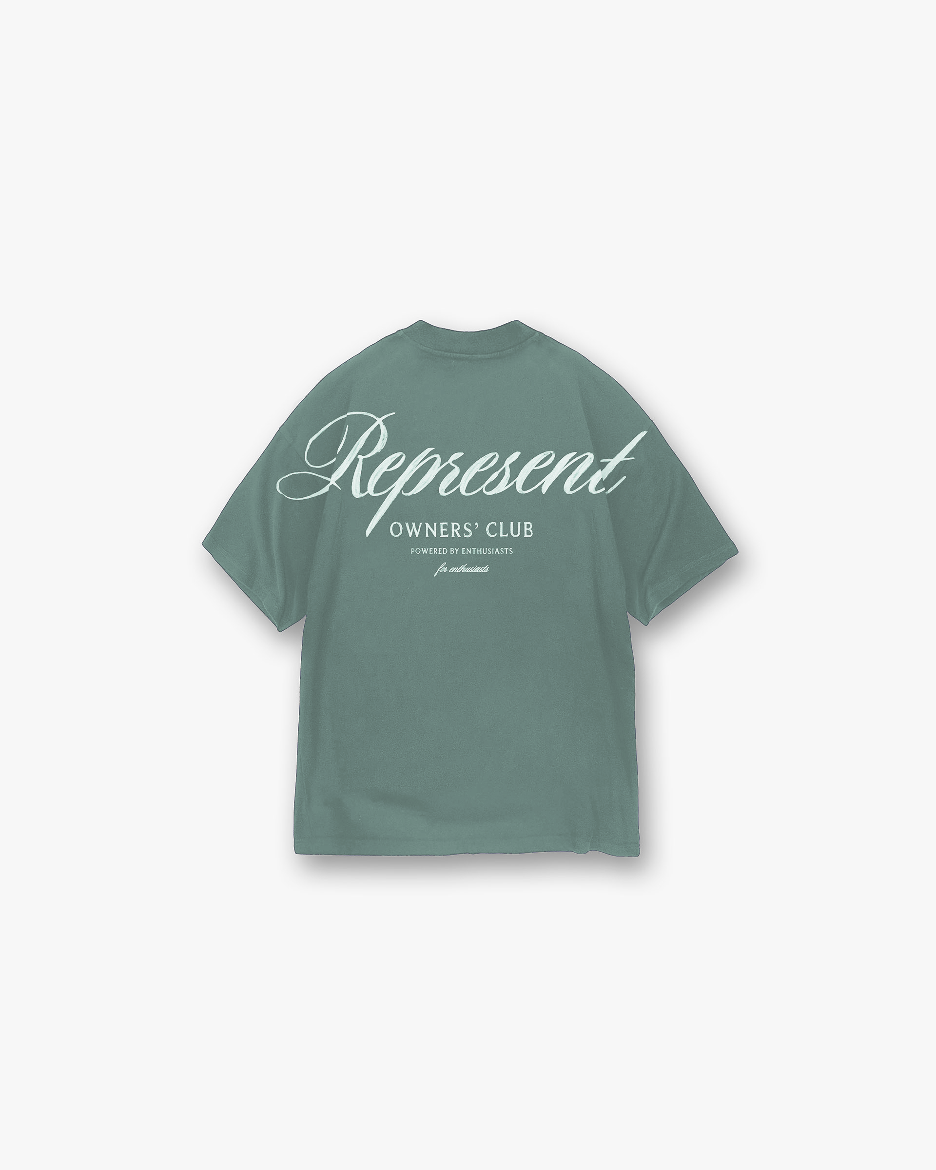 Represent Owners Club Script T-shirt - VINTAGE GREEN