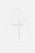 RTA Dion White Black Cross Hoodie - WHITE/BLACK