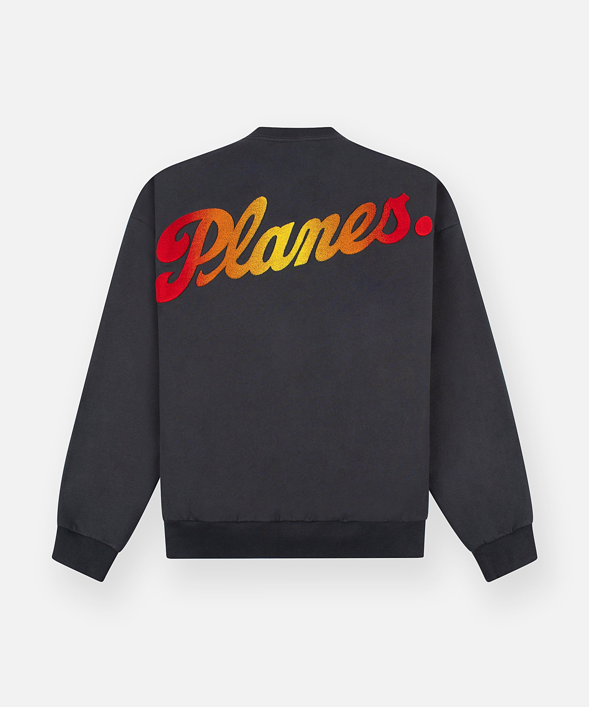 Paper Planes Relaxed  Sunset Crewneck - WASHED BLACK