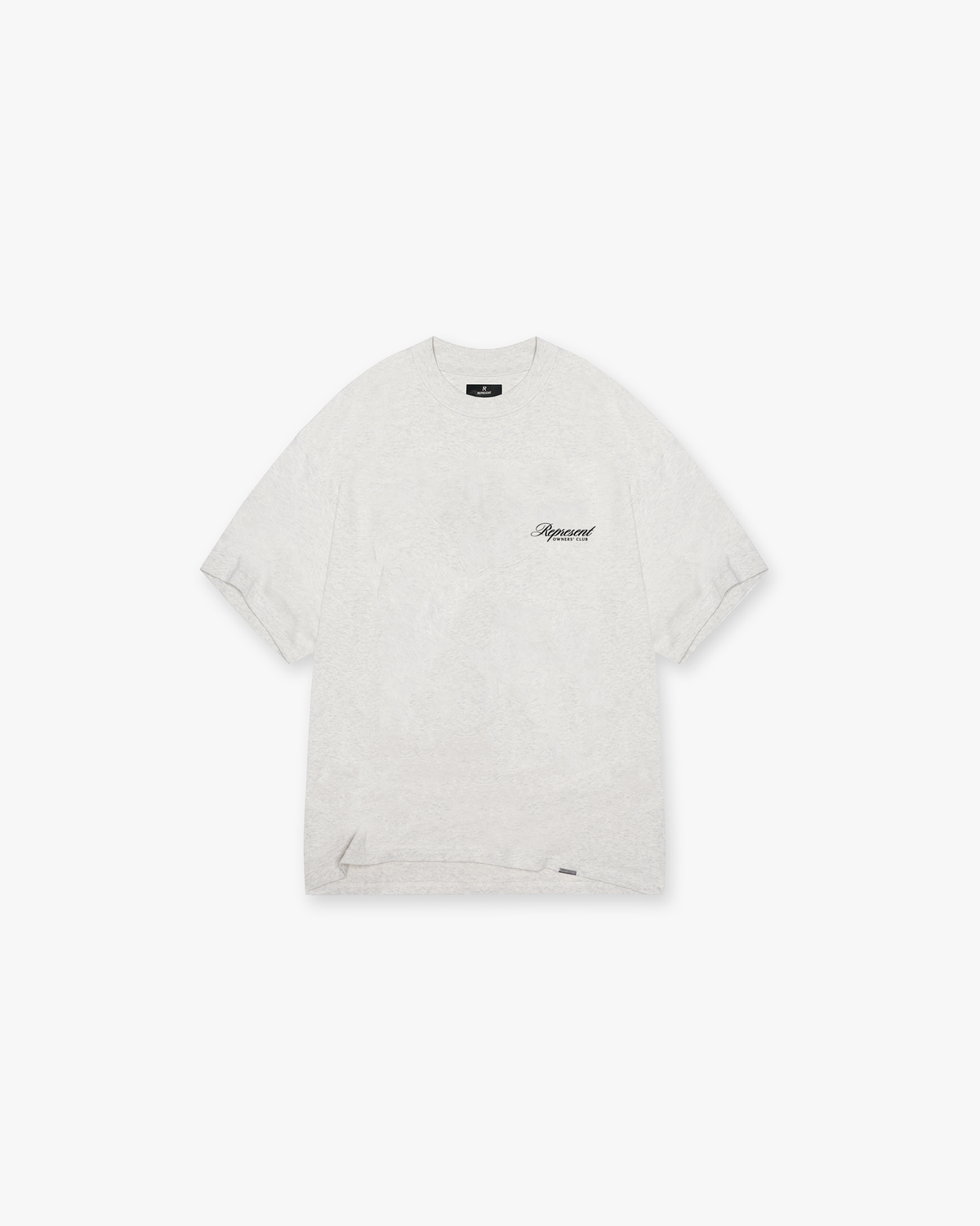 Represent Owners Club Script T-shirt - CREAM MARL
