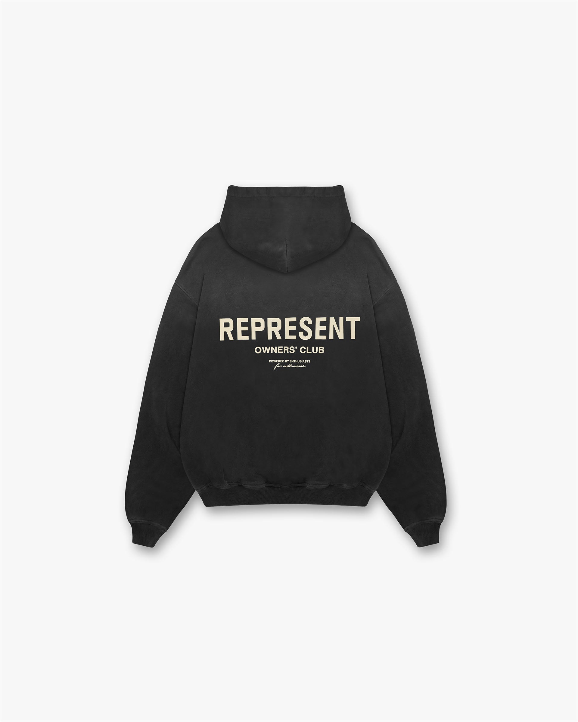 Represent Owners Club Hoodie - AGED BLACK