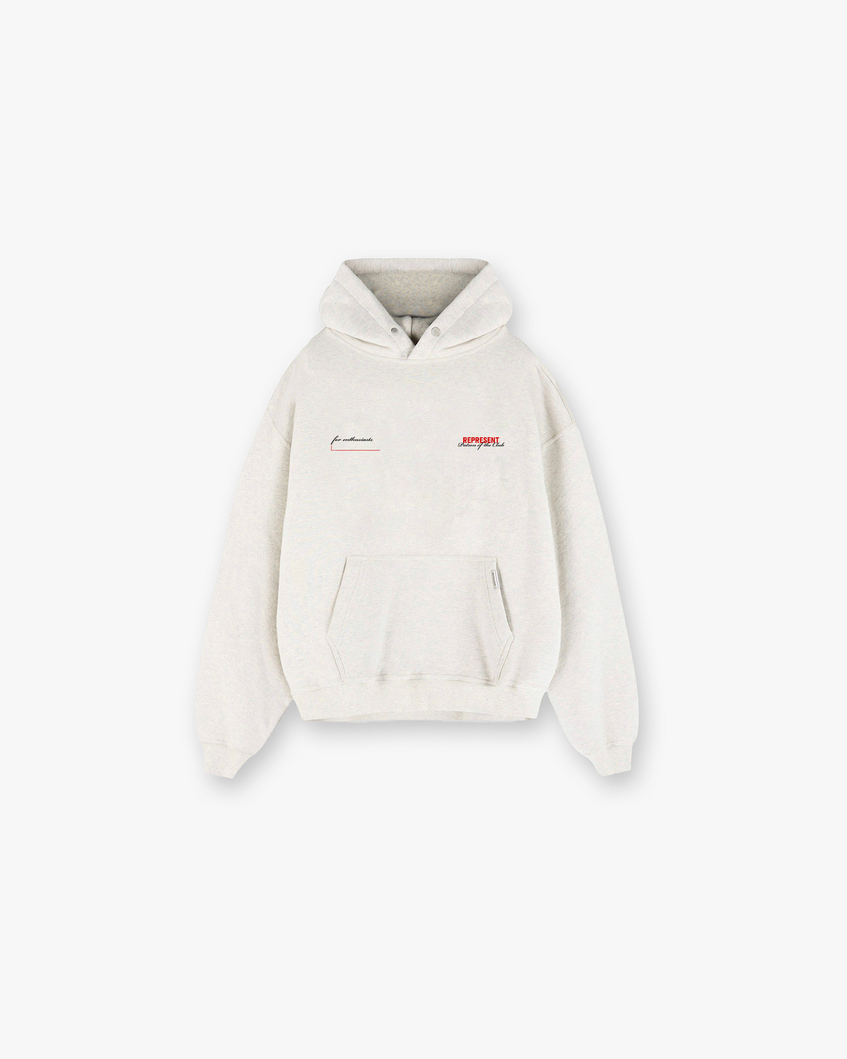 Represent Patron of The Club Hoodie - CREAM MARL