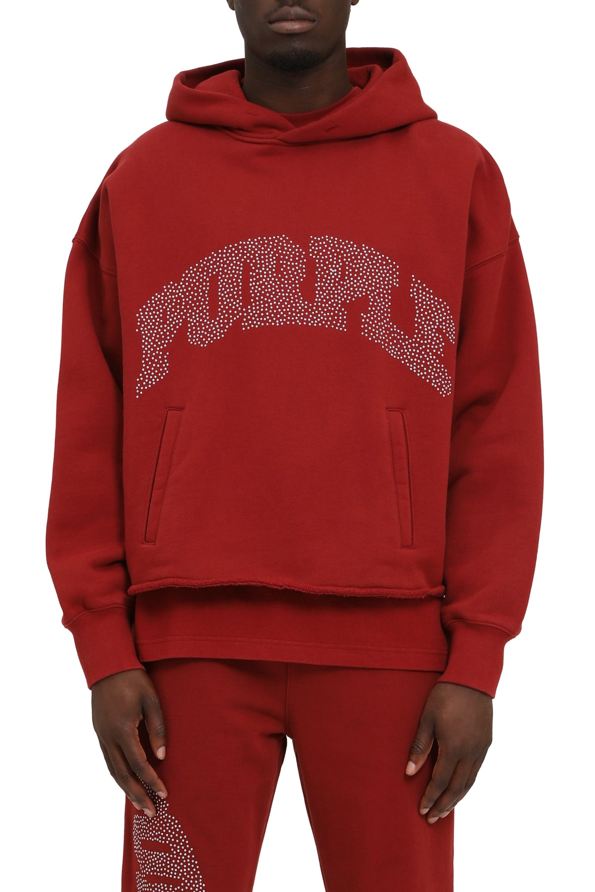 Purple Brand Heavyweight Fleece Oversized Hoodie - RED