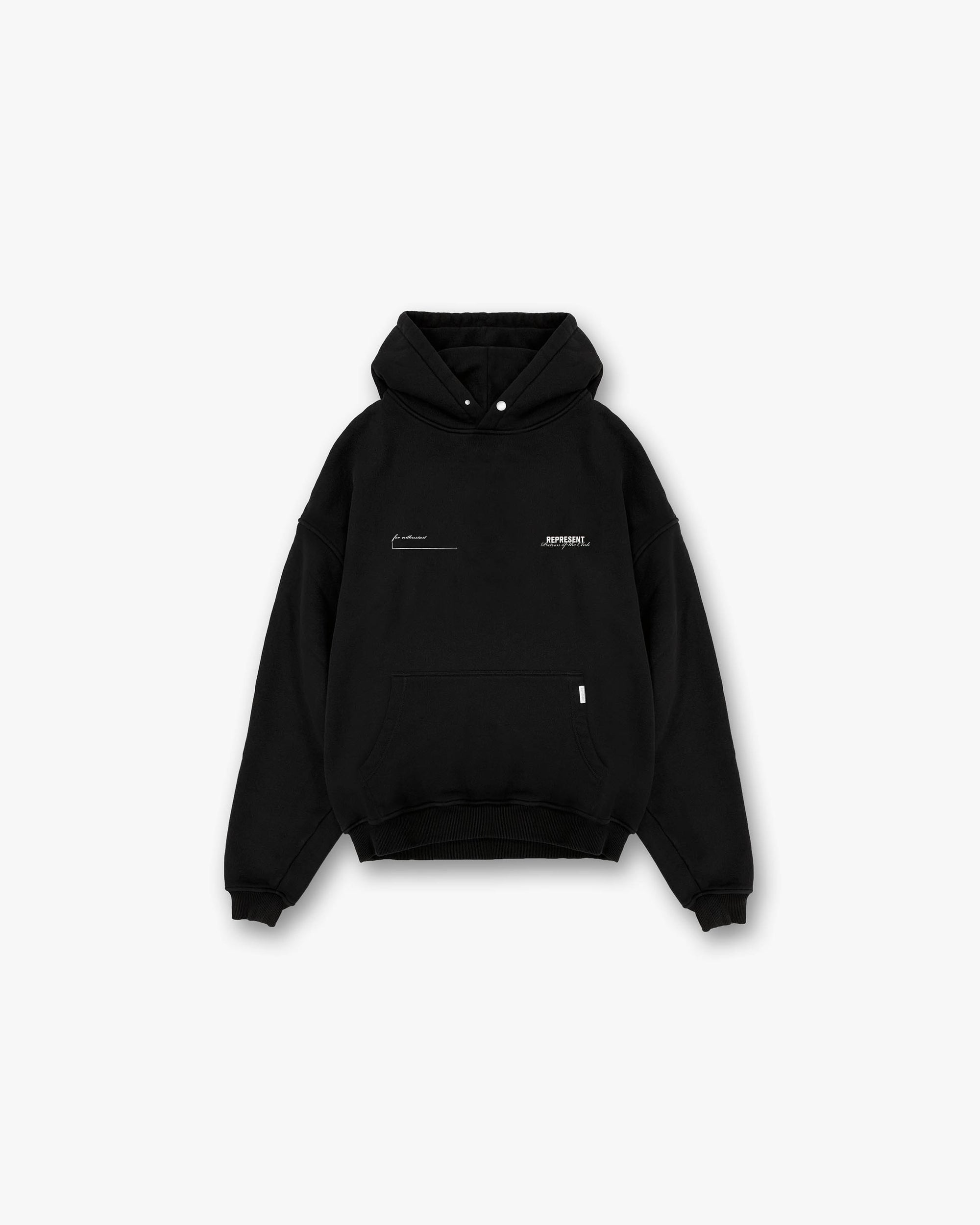 Represent Patron Of The Club Hoodie - BLACK