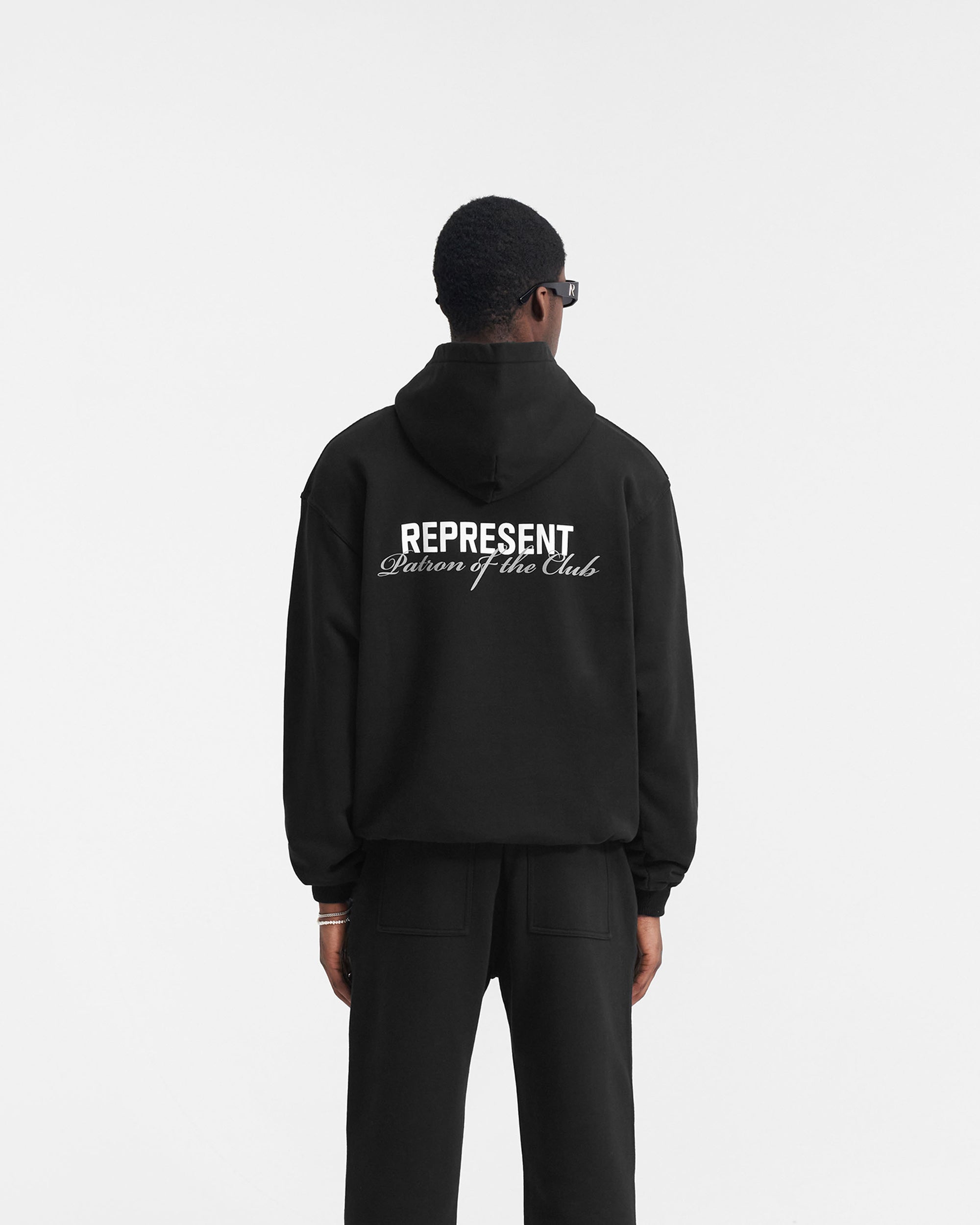 Represent Patron Of The Club Hoodie - BLACK
