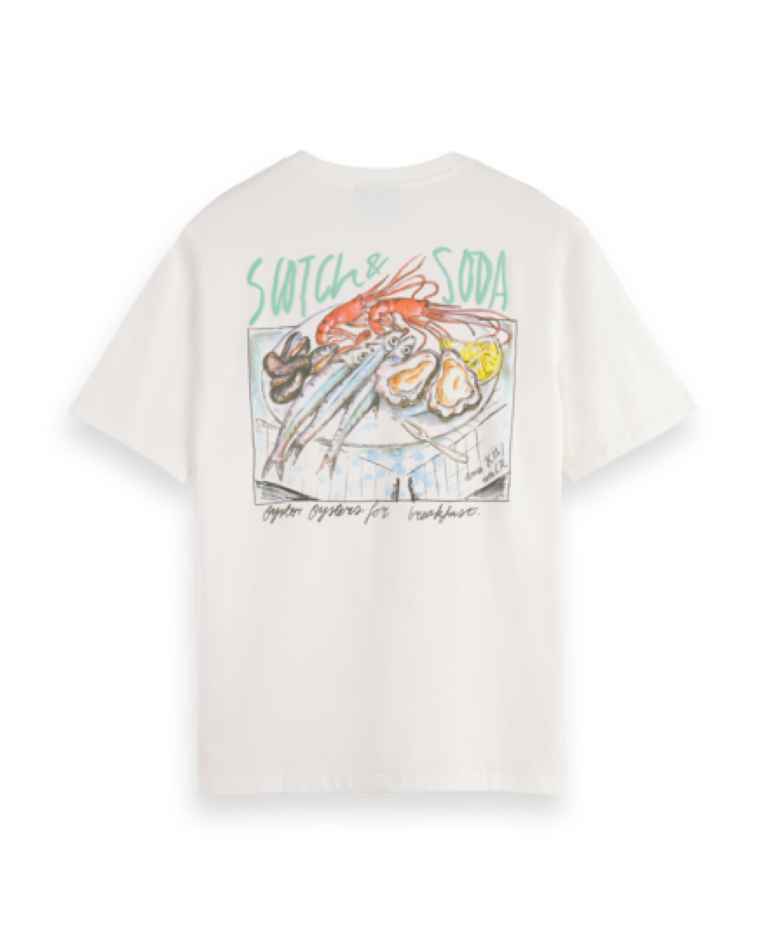 Scotch & Soda T-shirt- WHITE TRADITION