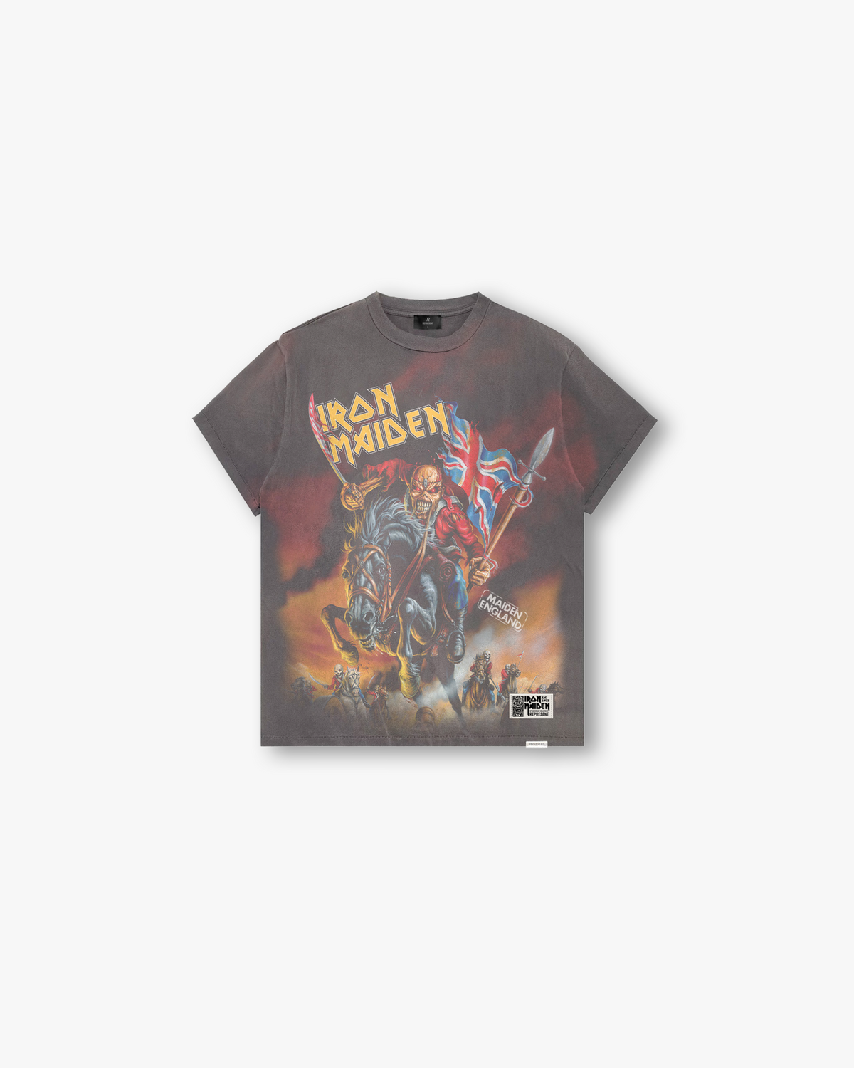 Represent Iron Maiden X Steed T-shirt - GREY