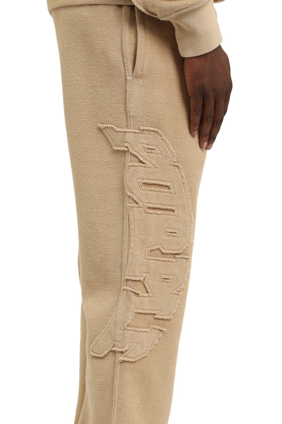 Purple Brand Heavyweight Fleece Inside Out Pants - TAN