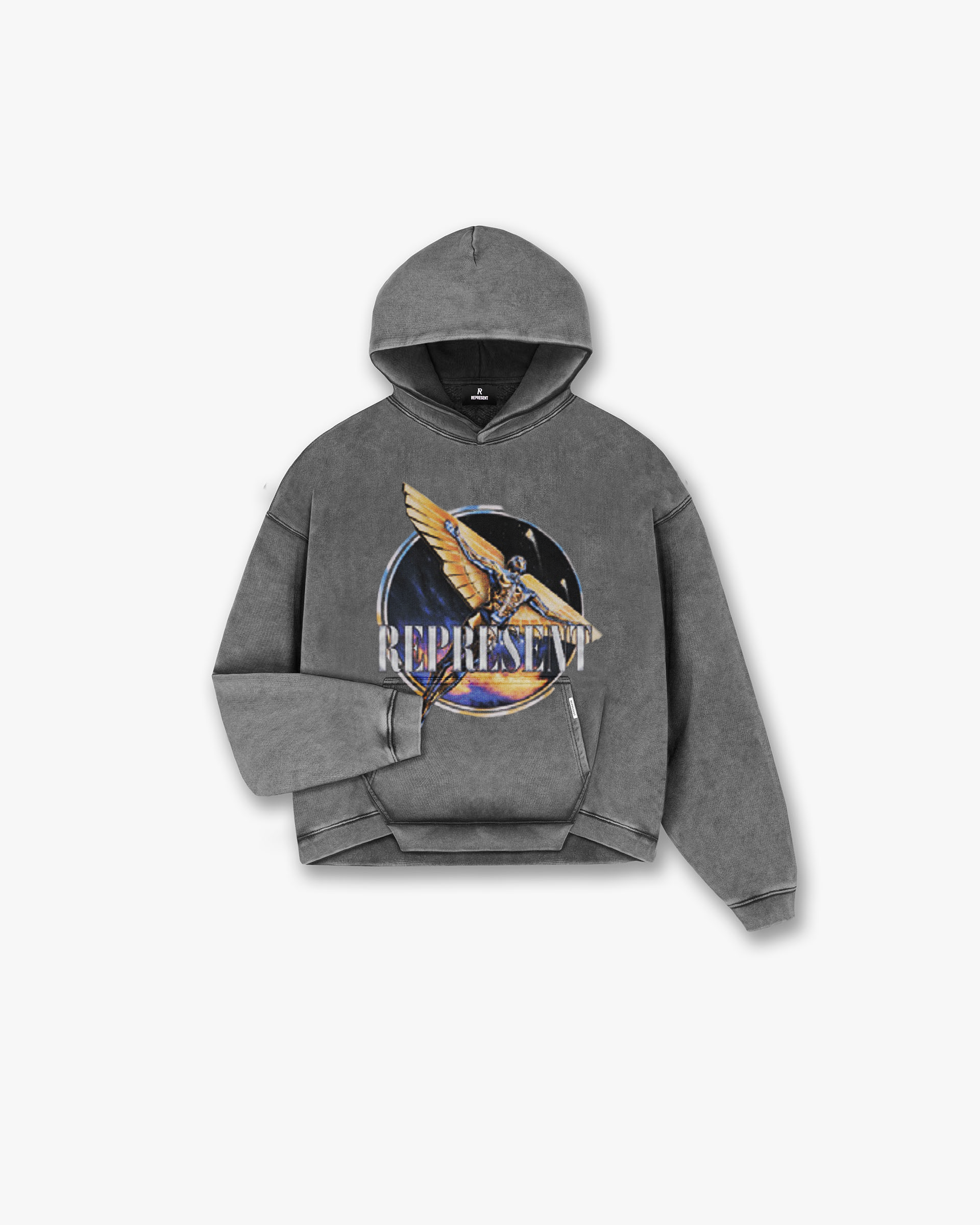 Represent Golden Tour Hoodie - SUN FADE GREY