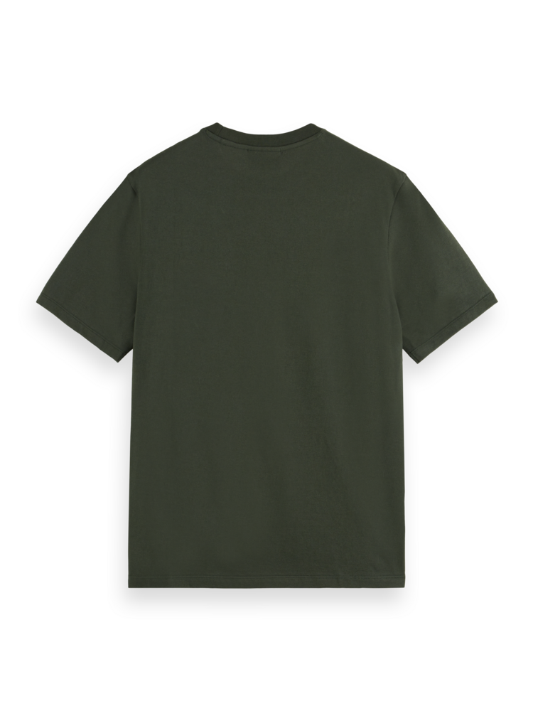 Scotch & Soda Crewneck Tee -HERITAGE GREEN