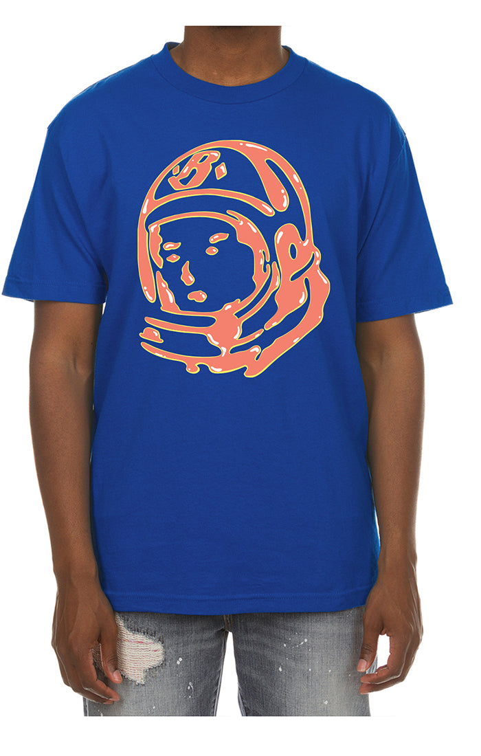 BBC Helmet Ss Tee - BLUE/ORANGE