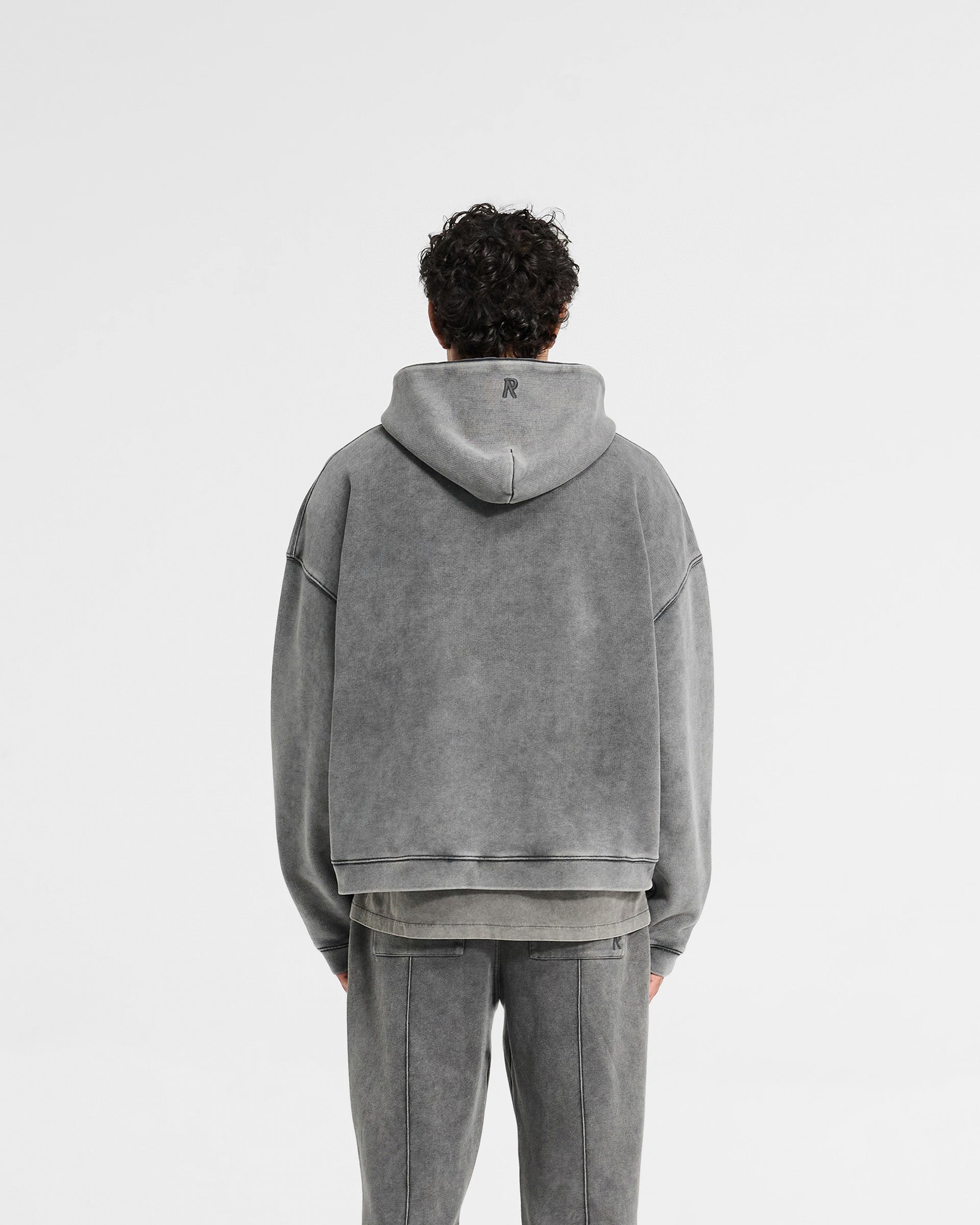 Represent Initial Boxy Hoodie - VINTAGE GREY