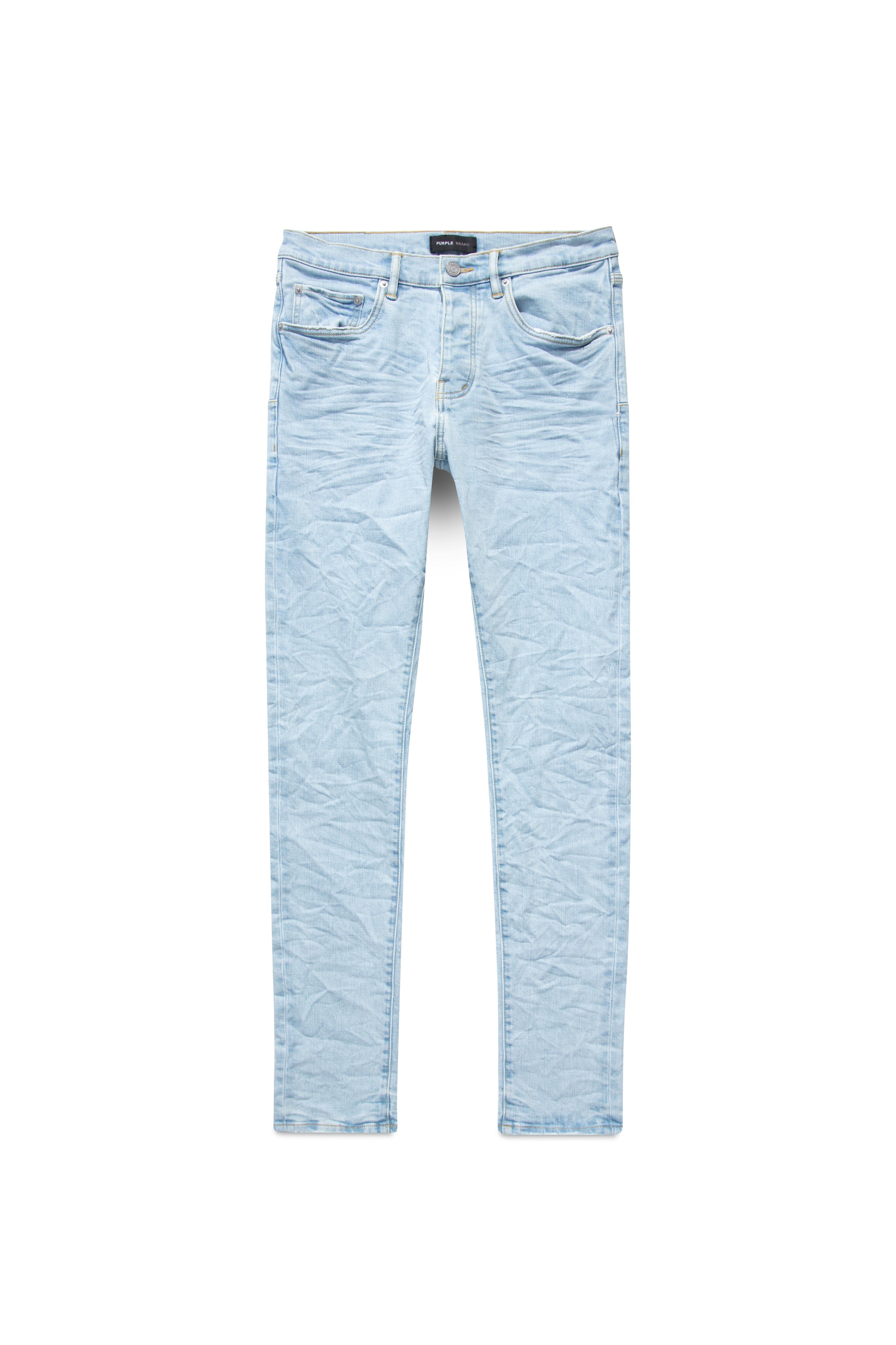 Purple Brand Light Bleach Clean Jeans- LIGHT INDIGO