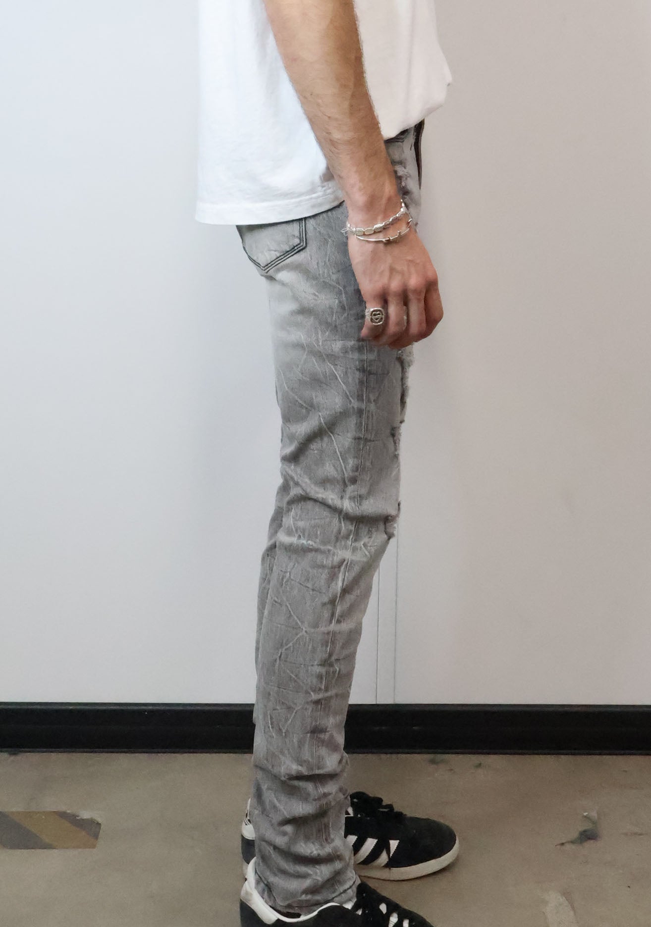 RTA Bryant Luna Grey Jeans - LUNA GREY