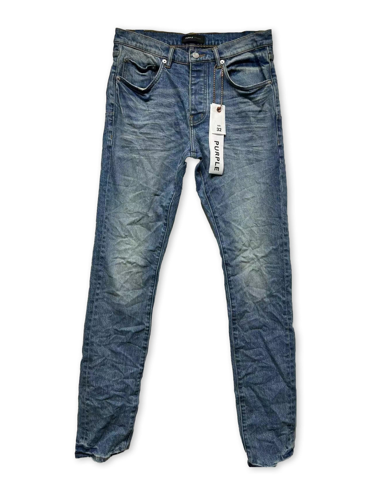 Purple Brand 90&#39;s Worn Slim Jeans-LIGHT INDIGO