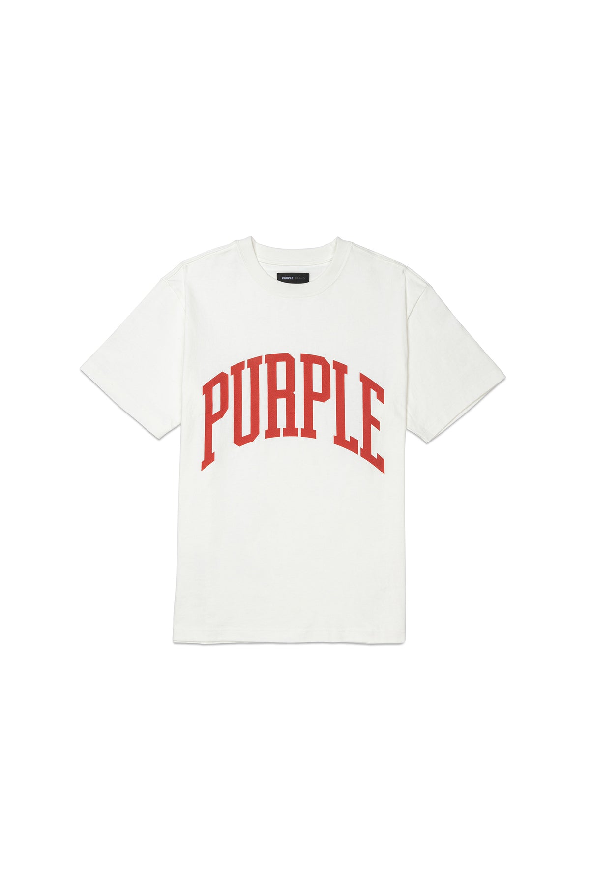 Purple Brand Heavy Jersey Ss Tee- OFF WHITE