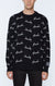 Ksubi Skript Knit Crew - BLACK