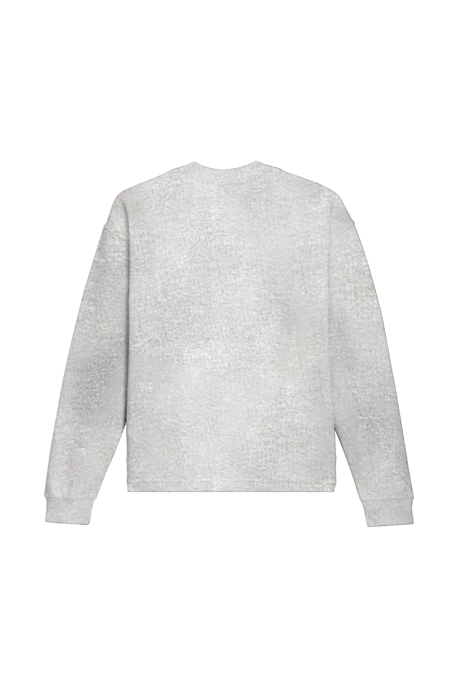 Purple Brand Textured Jersey Long Sleeve Tee-HEATHER