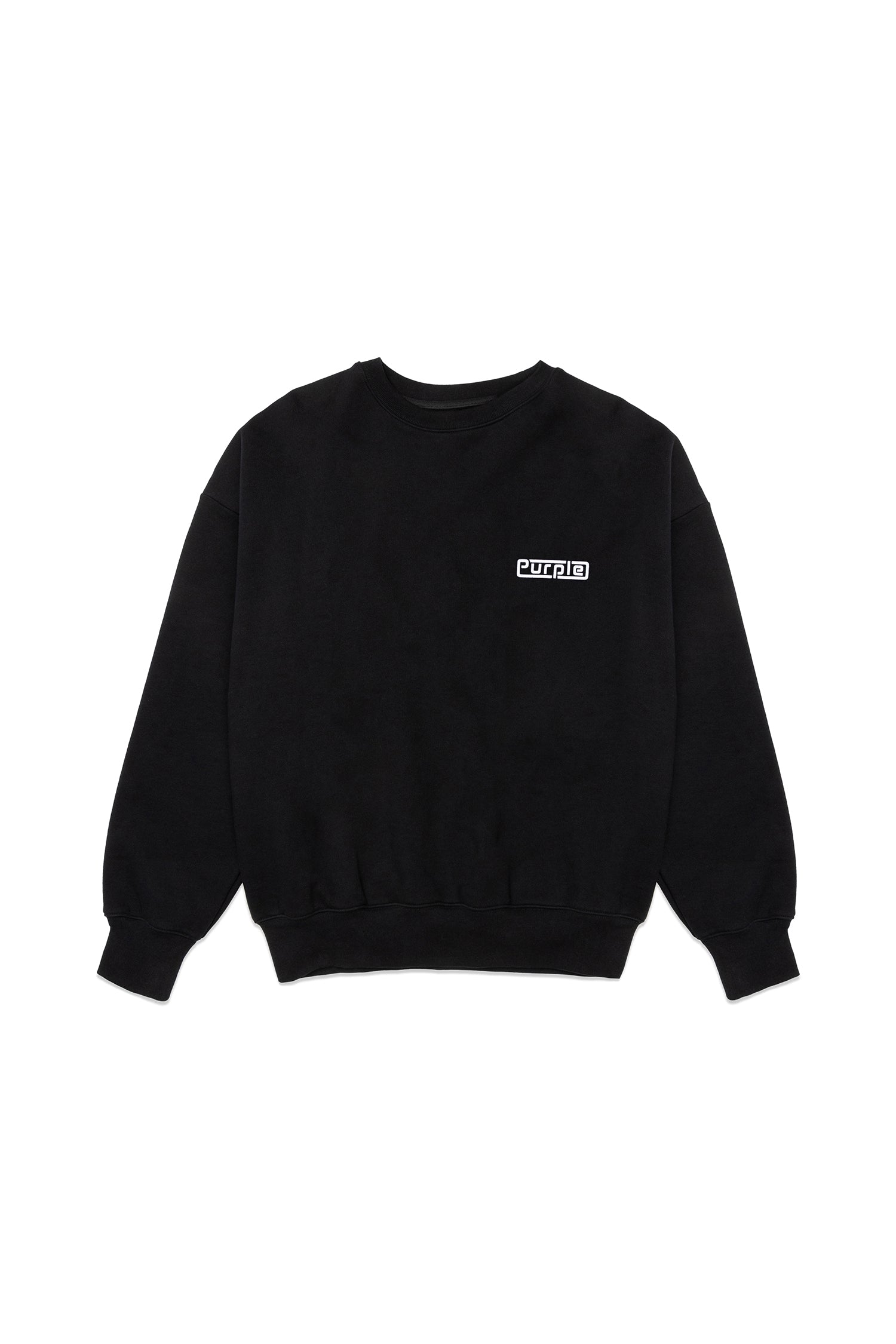 ◇PRENDA◇ TWILL PRDA APPLIQUE LOGO SWEATSHIRT BLACK outspoken-patches-black-zip-up