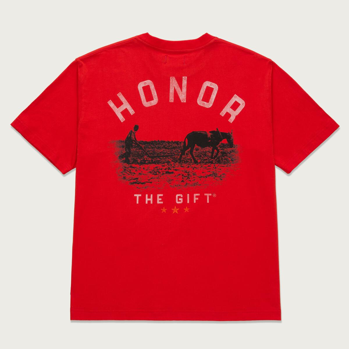 Honor The Gift A-spring Sharecropper Ss Tee - ORANGE