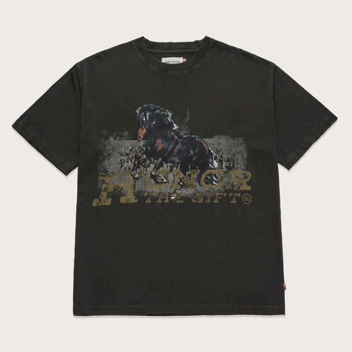 Honor The Gift Work Horse Ss Tee - BLACK