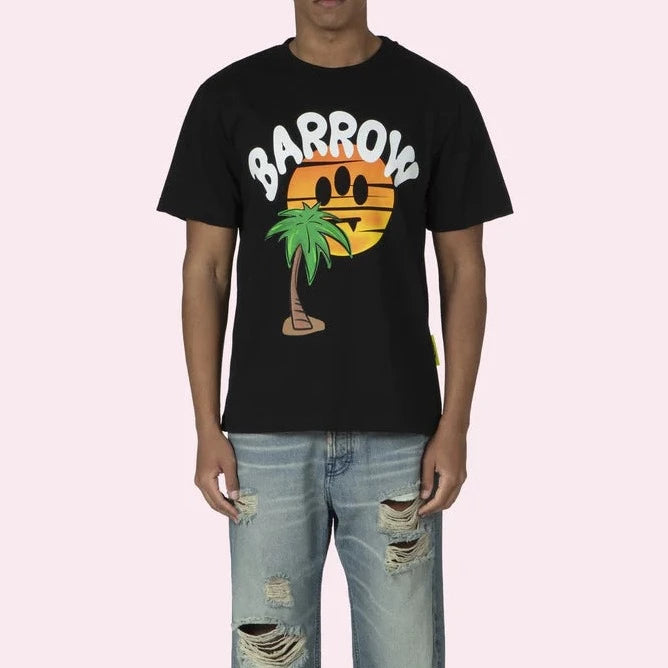 Barrow Palm Jersey T-shirt - BLACK