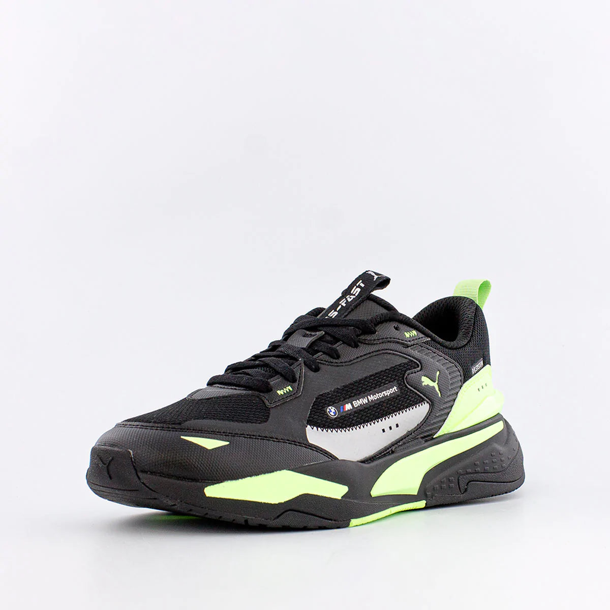 Men&#39;s Puma BMW Motorsport RS-Fast - BLACK/VOLT-GREEN