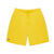 Men's Lacoste Tennis Fleece Shorts - YELLOW-HDW