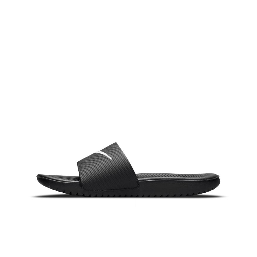 Nike Kawa Slide (PS) - BLACK/WHITE