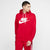 Nike Sportswear Club Fleece Hoodie - UNIVERSITY RED/WHITE/WHITE