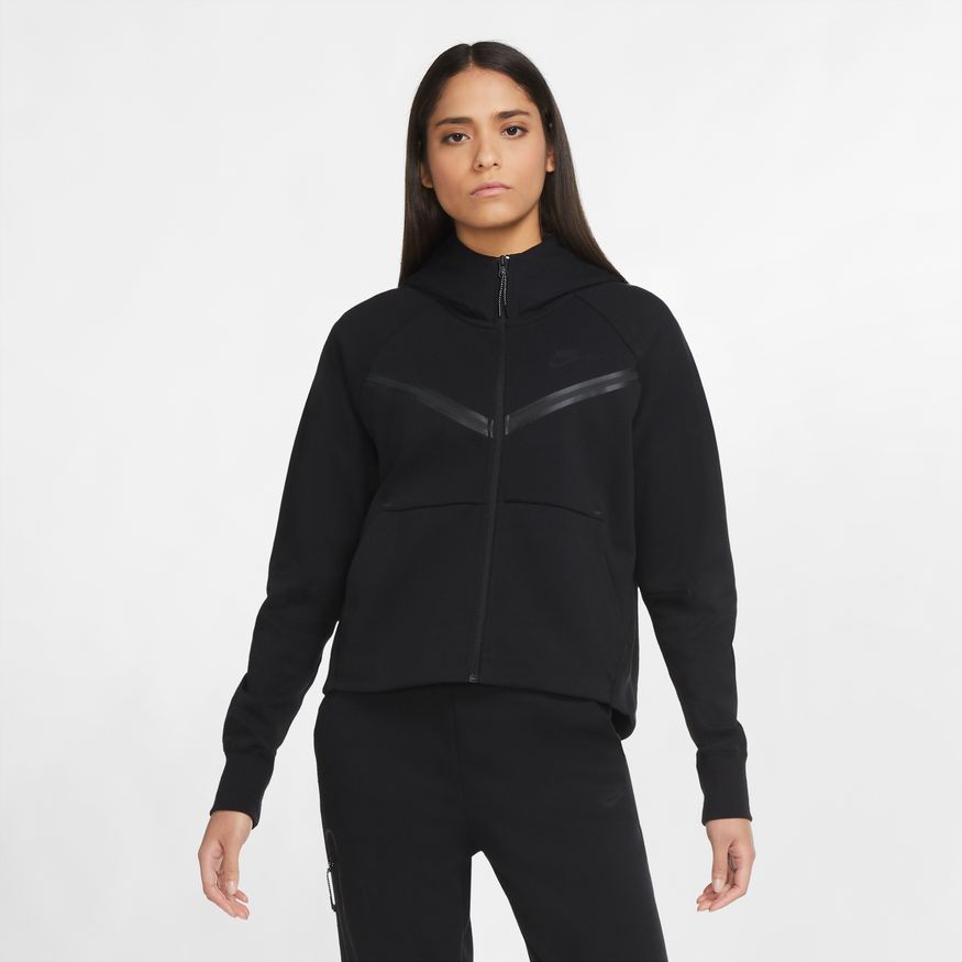 Women&#39;s Nike Tech Fleece Hoodie - BLACK/BLACK
