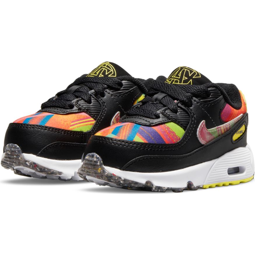 Nike Air Max 90 x LHM Toddler - MULTI-COLOR/FIRE PINK-BLACK-WHITE