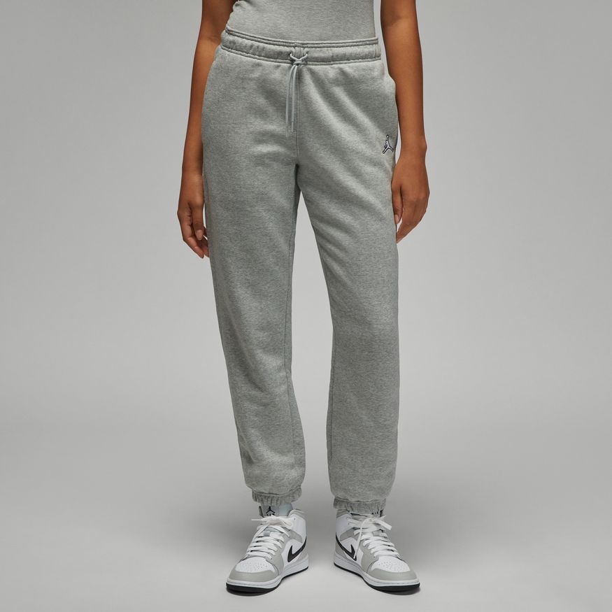 Women&#39;s Jordan Brooklyn Fleece Pants - DK GREY HEATHER/WHITE
