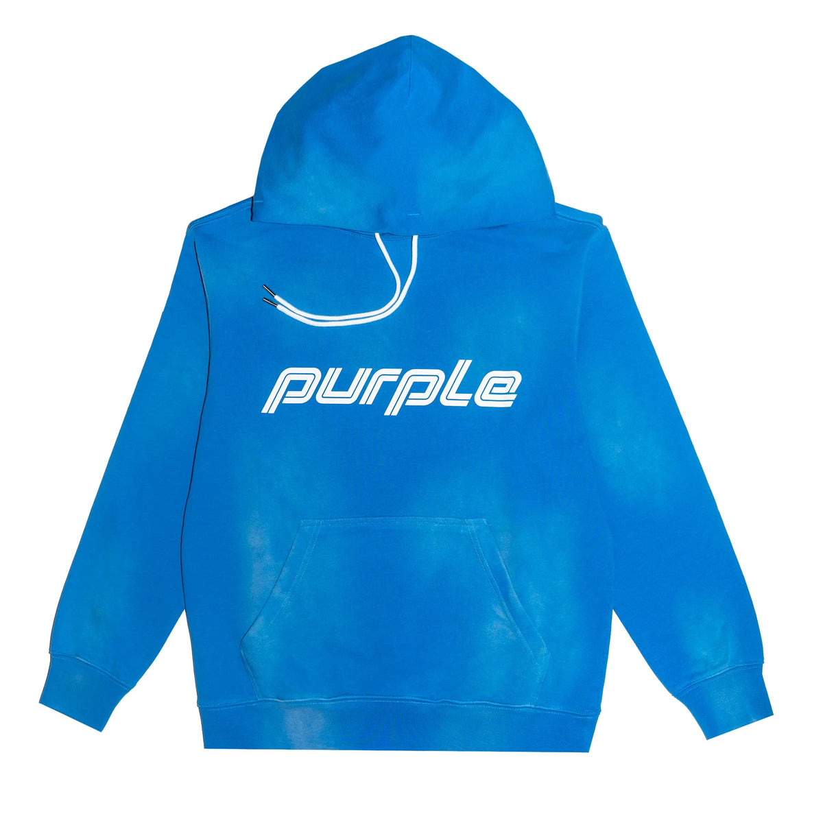 Purple Brand French Terry Po Hoody - DIRECTORIE BLUE