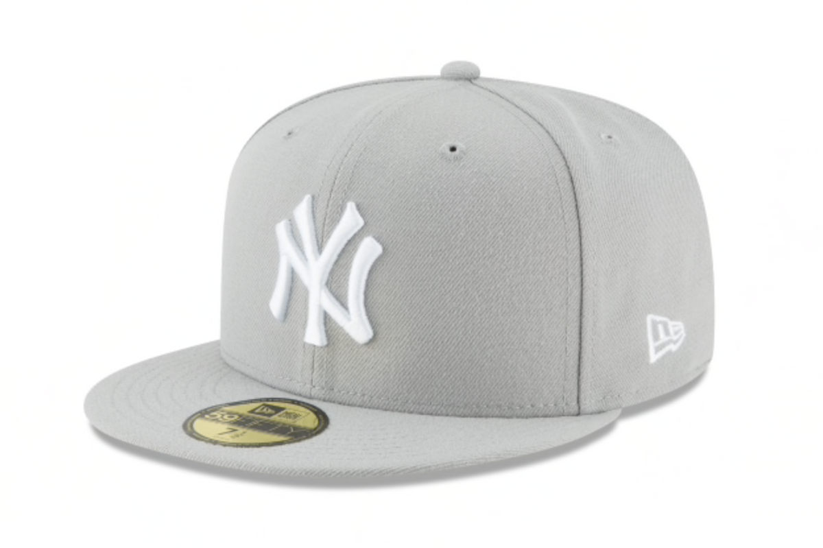 NEW YORK YANKEES GRAY BASIC 59FIFTY FITTED