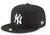 NEW YORK YANKEES BLACK AND WHITE BASIC 59FIFTY FITTED