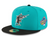 FLORIDA MARLINS WORLD SERIES TEAL WOOL 59FIFTY FITTED