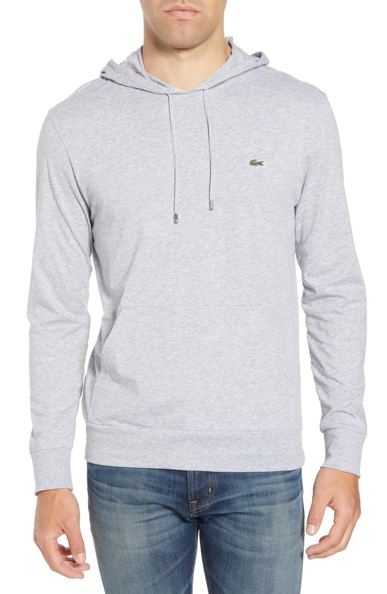 Lacoste Pullover Hoodie - Light Grey