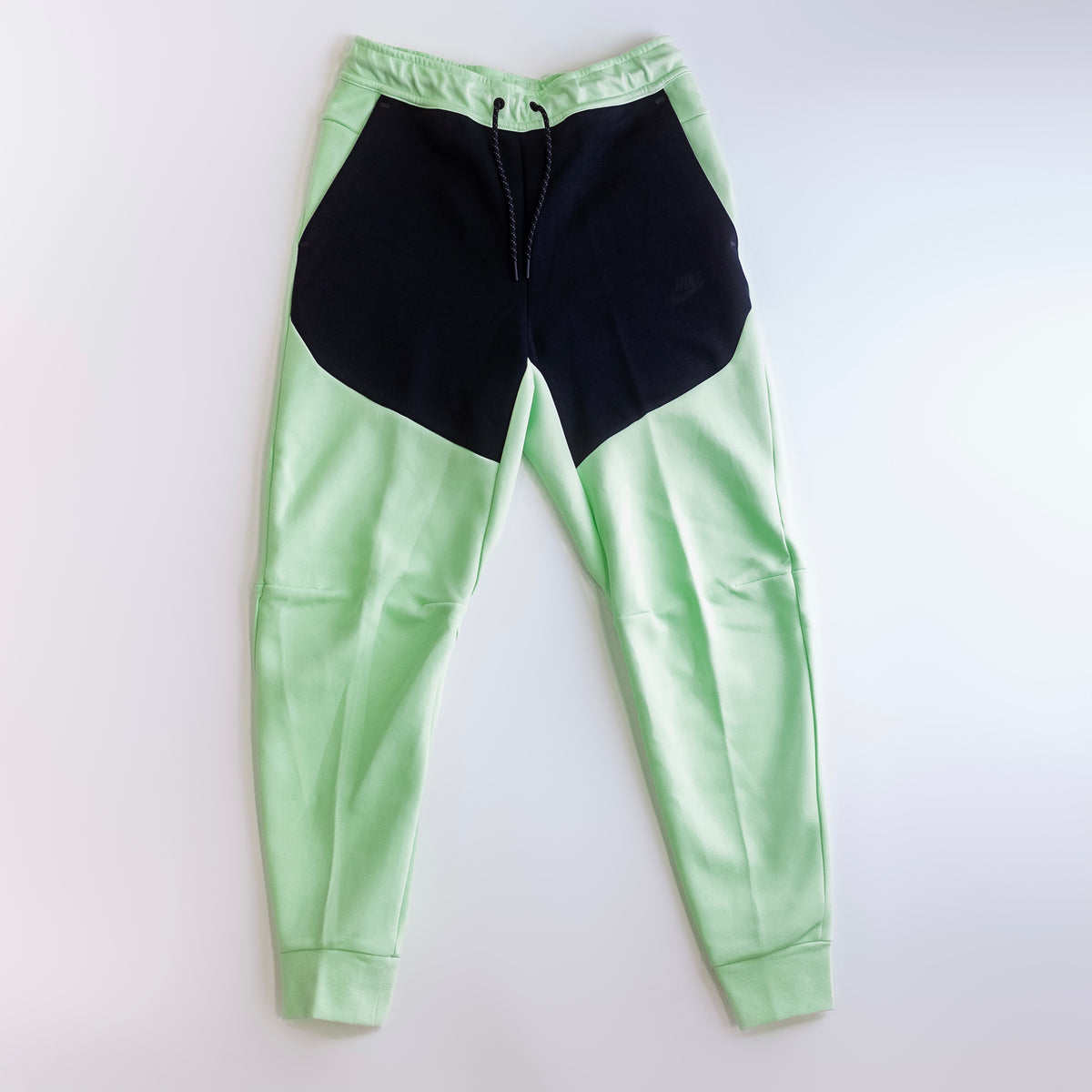 Men&#39;s Nike Tech Fleece Joggers -Lime Green/Black