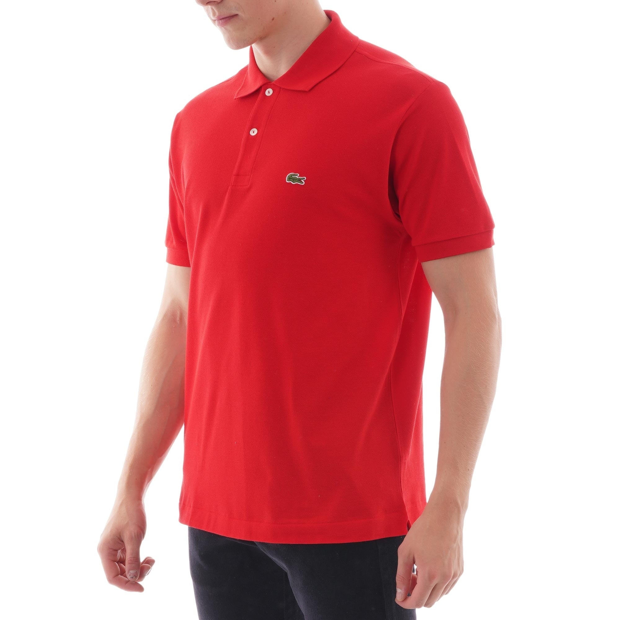 Camisa Polo Lacoste Classic Fit Vermelho Rubi - HERRERA BRAND