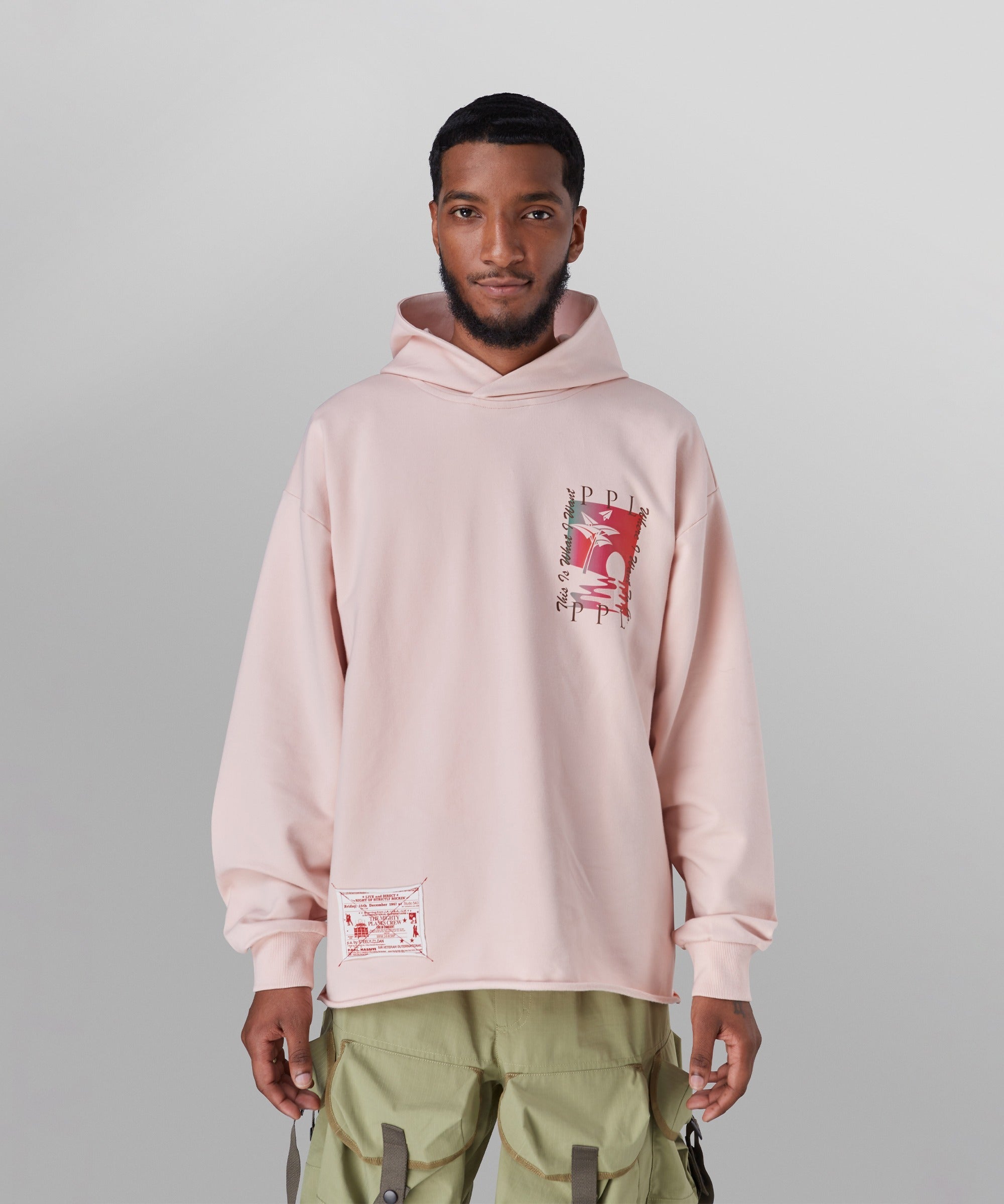 Paper Planes Ppl Tropical Hoodie - PEACH